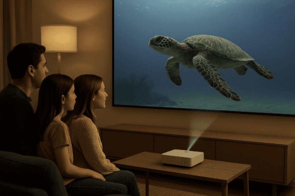 Su Amazon è comparsa una promozione che sta attirando l’attenzione: un proiettore portatile con sistema Android