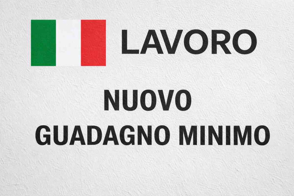 nuovo guadagno minimo lavoro