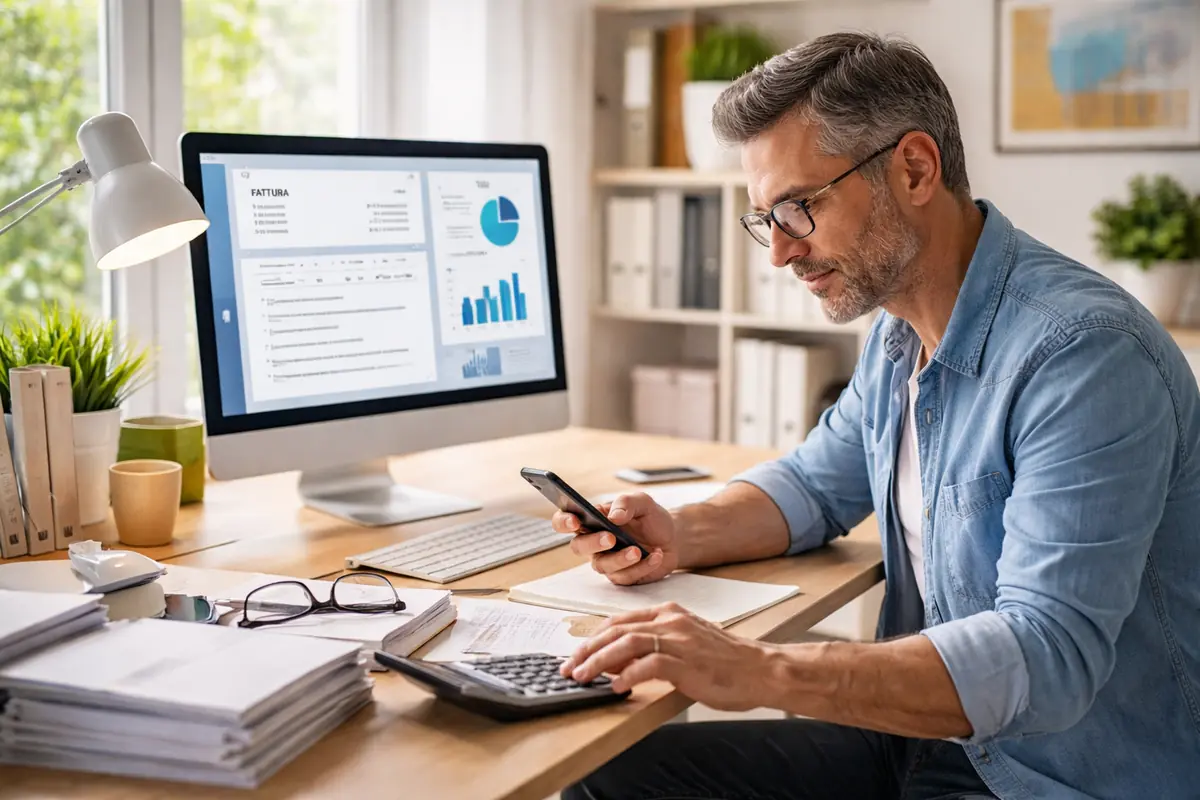 Lavoro in ufficio e gestione contabile