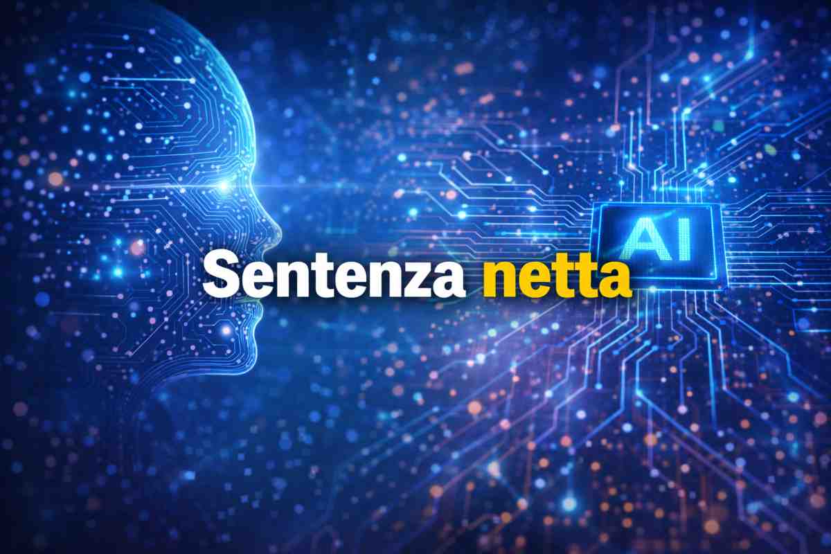 intelligenza artificiale sentenza