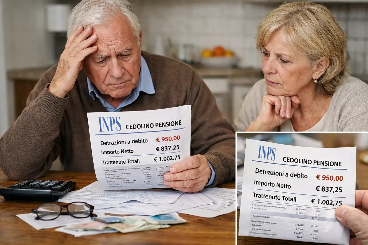 Tagli alle pensioni di aprile