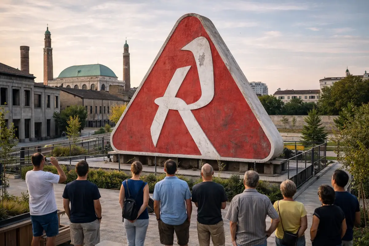 insegna storica r cotorossi vicenza restaurata simbolo industria locale