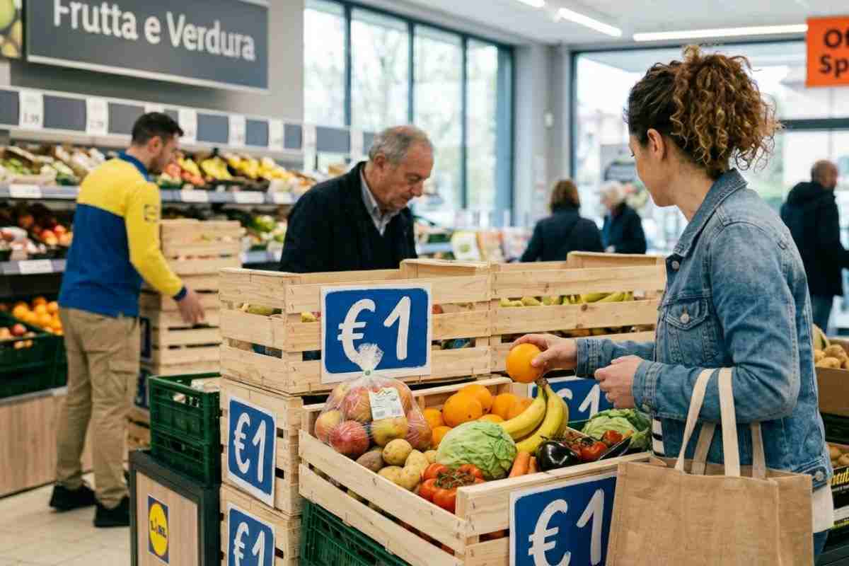 Lidl offerta frutta e verdura